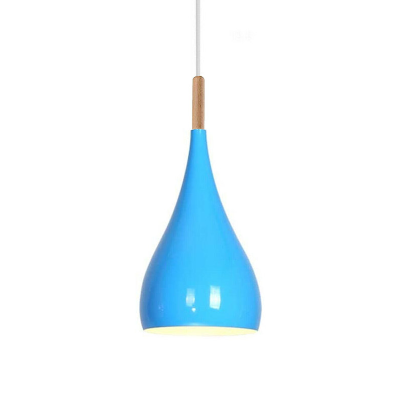 Rasen 1 -Light Single Teardrop Pendant, Blue