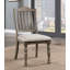 Chaises d'appoint de style transitionnel 2 pièces