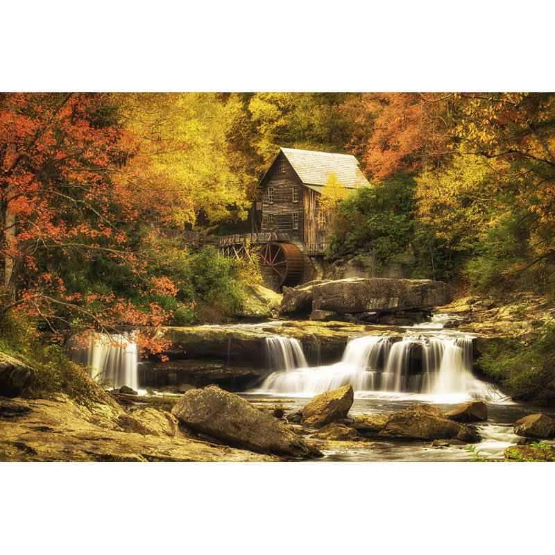 Glade Creek Mill by JPecha - Wrapped Canvas Print, 51cm H x 76cm W
