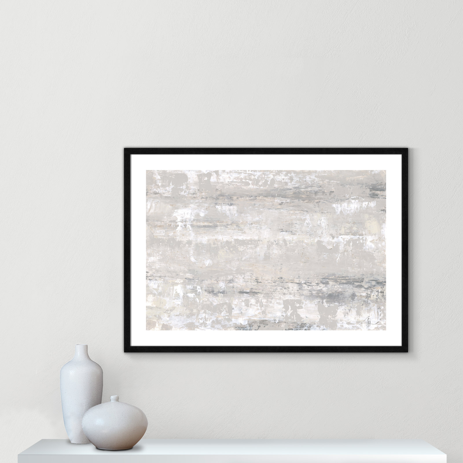 Tryston "Desert Winds" Print by Filippo Ioco, Black Wood Framed Paper, 25.5" H x 35.5" W x 0.75" D
