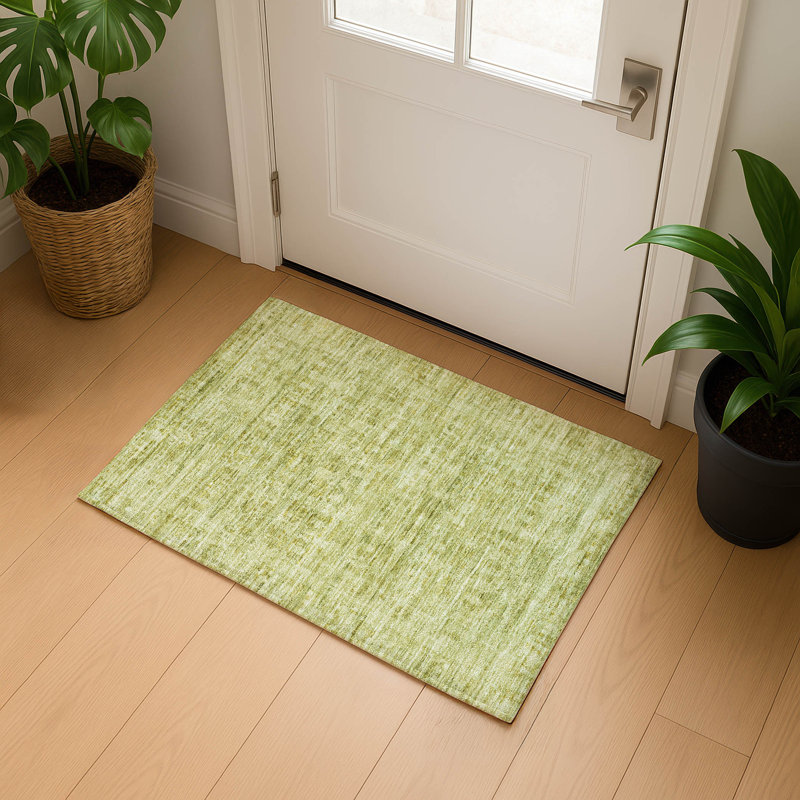 Premium Machine Washable Verlin AMF1775 Border Rug, Rectangle 1'8" x 2'6"