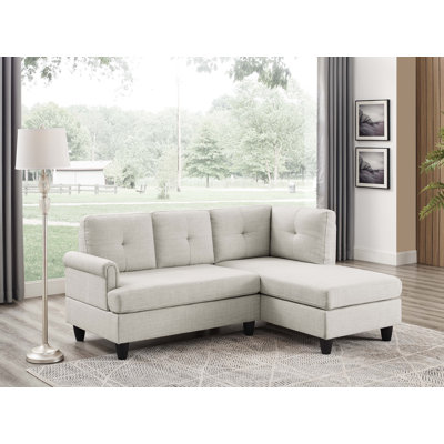 Upholstered L-Shaped Sectional Right Hand Facing