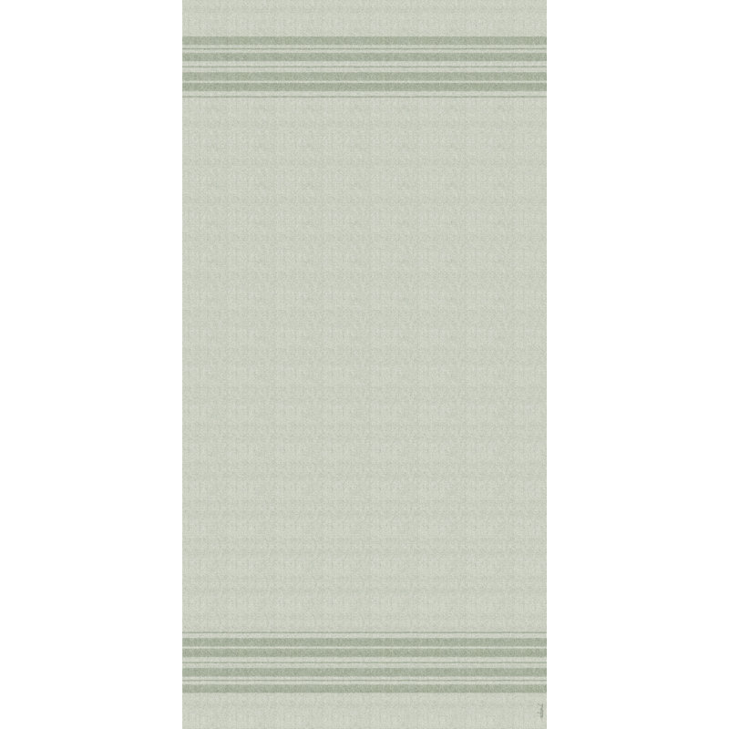 Templo Green Easy to Clean Vinyl Mat, Runner 2'6" x 6'5"