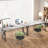 63" Computer Desk with Metal Frame, Waterproof Surface & Storage Bag – Ideal for Office Use-958896035-958896037