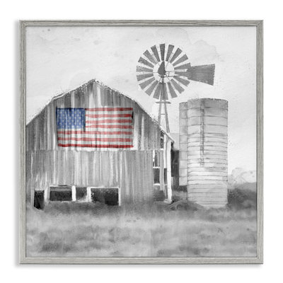 «Grandfather's Barn» avec giclée encadrée, conception de Kim Allen