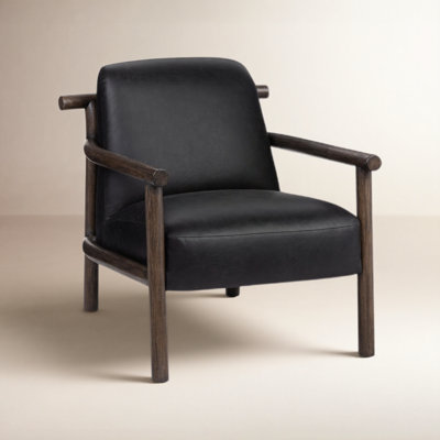 Azoria Genuine Leather Armchair