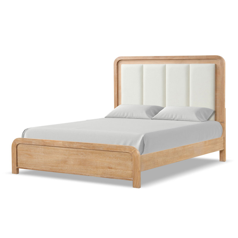 Ensemble de chambre à coucher 3 pièces avec tables de chevet Beaucet, Grand