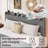 Floating Bed Frame, With RGB LED Lights And Charging Station-840872734-840872929