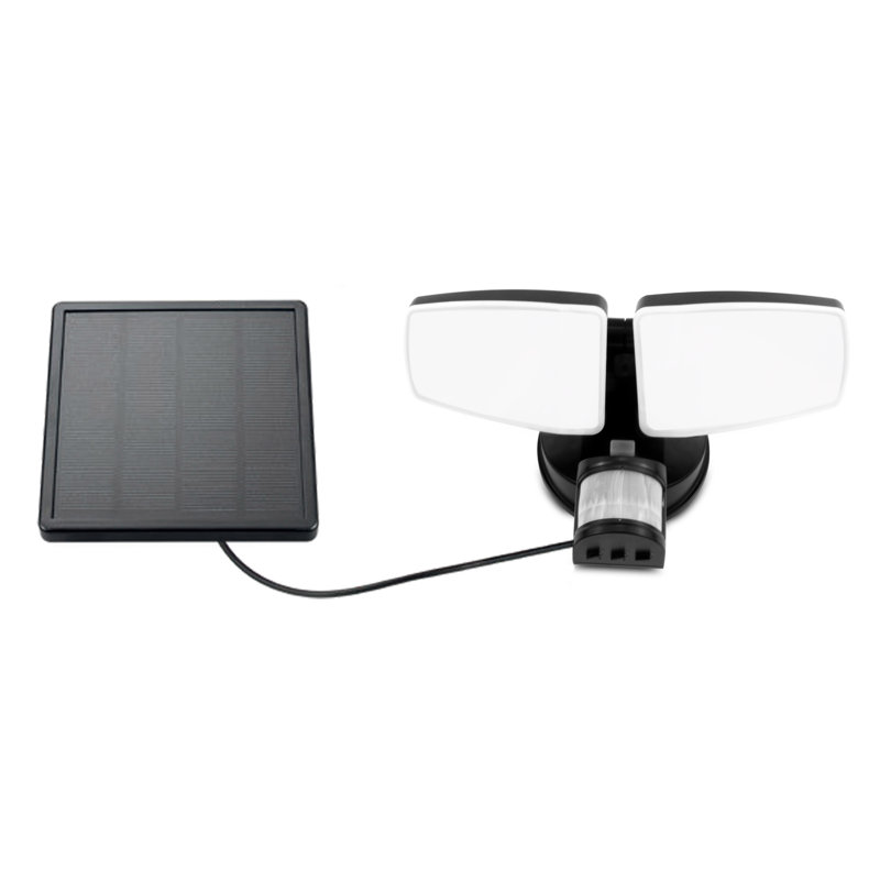 YourHome Solar Matte Black Low Voltage Integrated LED Flood Light