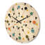 Horloge murale tendance à motif triangulaire-63618427