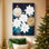 «Pale Winter Blessing of Candle» - Toile tendue avec châssis de qualité supérieure