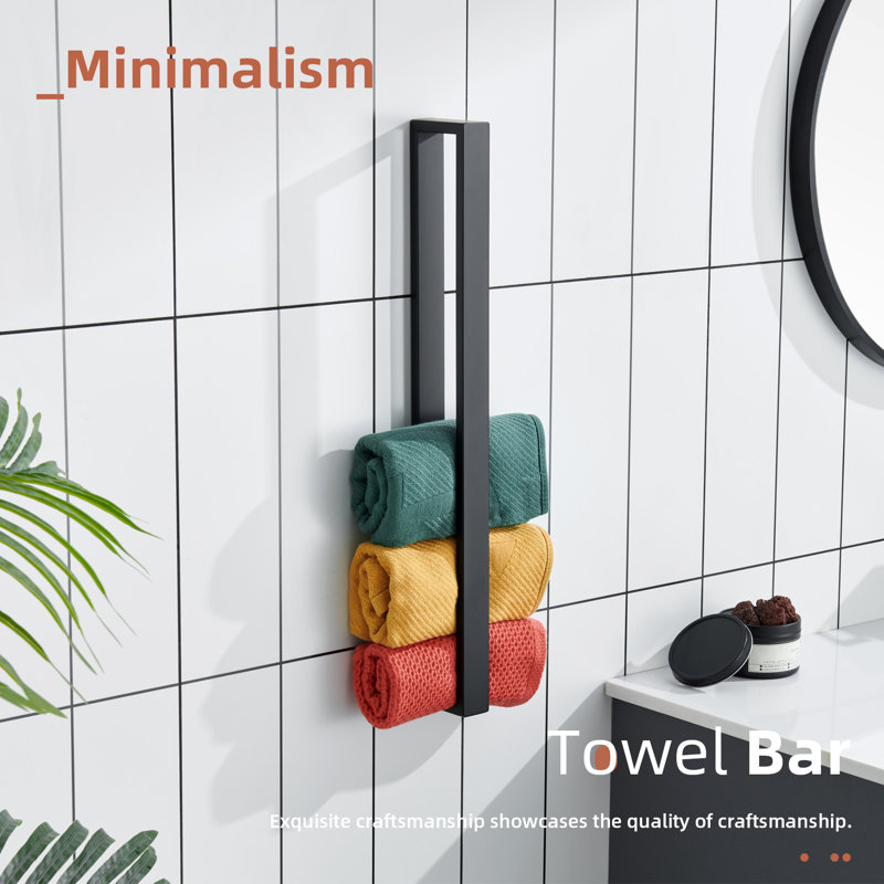 5 Piece Bathroom Hardware Set, Matte Black