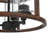 Kwong 3-Light Steel & Glass Dimmable Drum Dining Room Chandelier