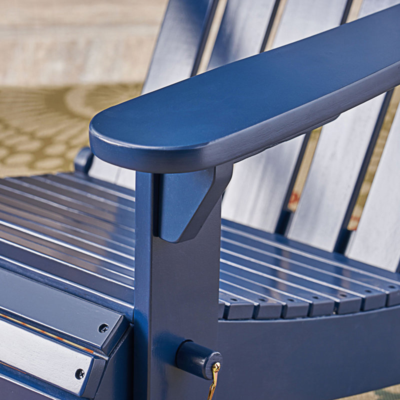 Chaise Adirondack pliable, Bleu