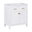 Meuble-lavabo de 30 pouces avec lavabo en céramique et tiroir, porte, meuble-lavabo-624379664