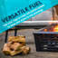 Bulle Square Steel Wood Burning Fire Pit