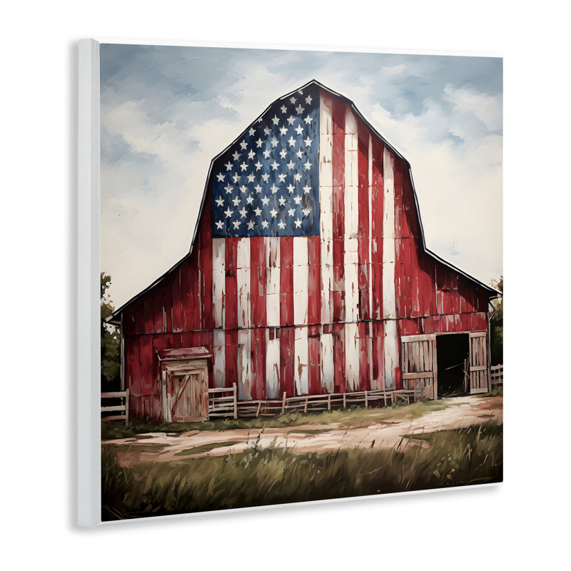 Art mural Americana Barn View par Petal Prints Design