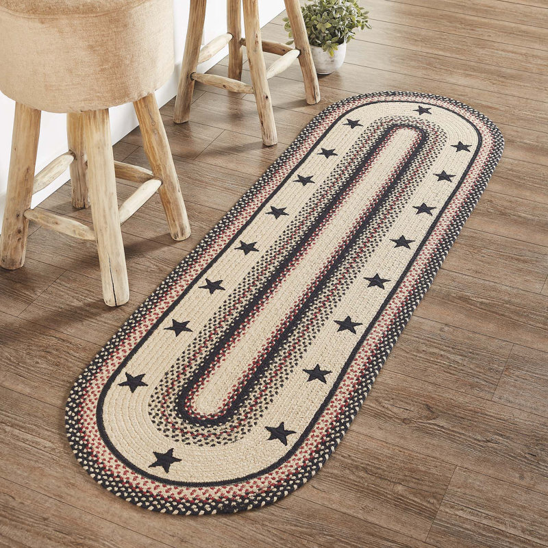 Privett Geometric Indoor Rug, Oval 1'10" x 6'