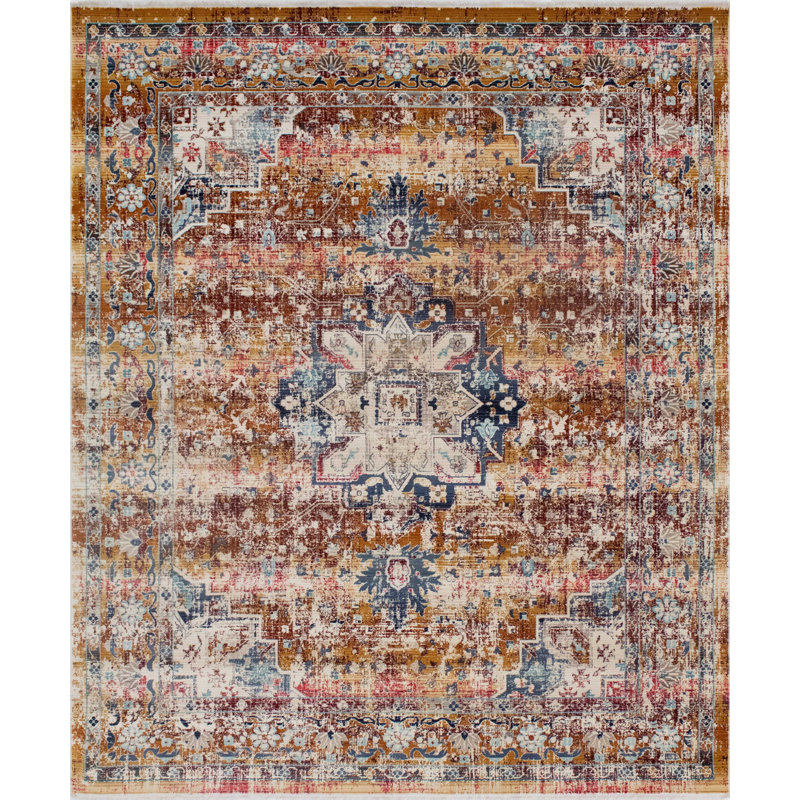 Lucha Oriental Indoor Rug, Rectangle 7'10" x 10'