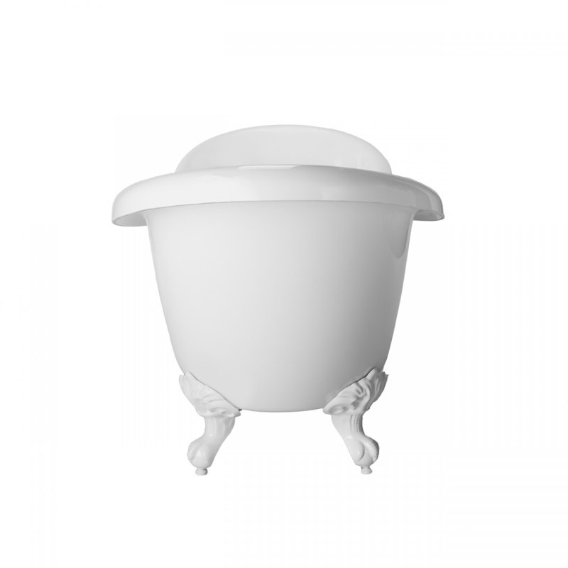 Baignoire de trempage sur pattes 69 "x 29" Victoria, Pieds blancs