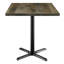 Table pour salle de pause carrée en bois-25759199-25759206