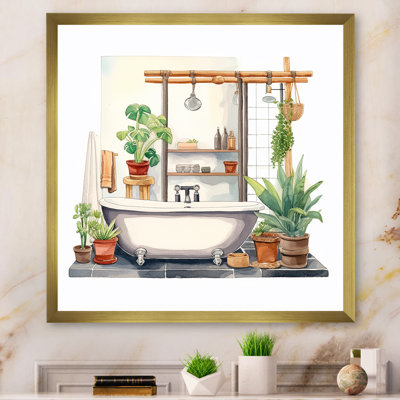 Décor de salle de bain naturel XXX