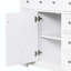 Ensemble de meuble-lavabo avec lavabo et une armoire et six tiroirs-1222026999