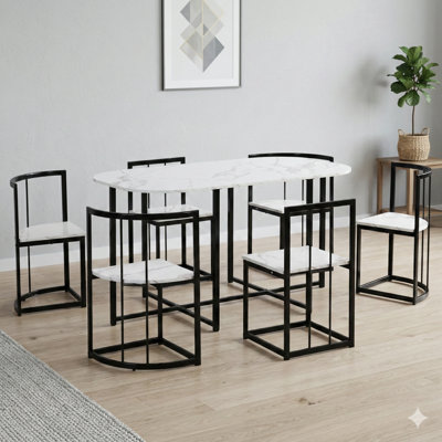 Ensemble de salle à manger 7 pièces Modern