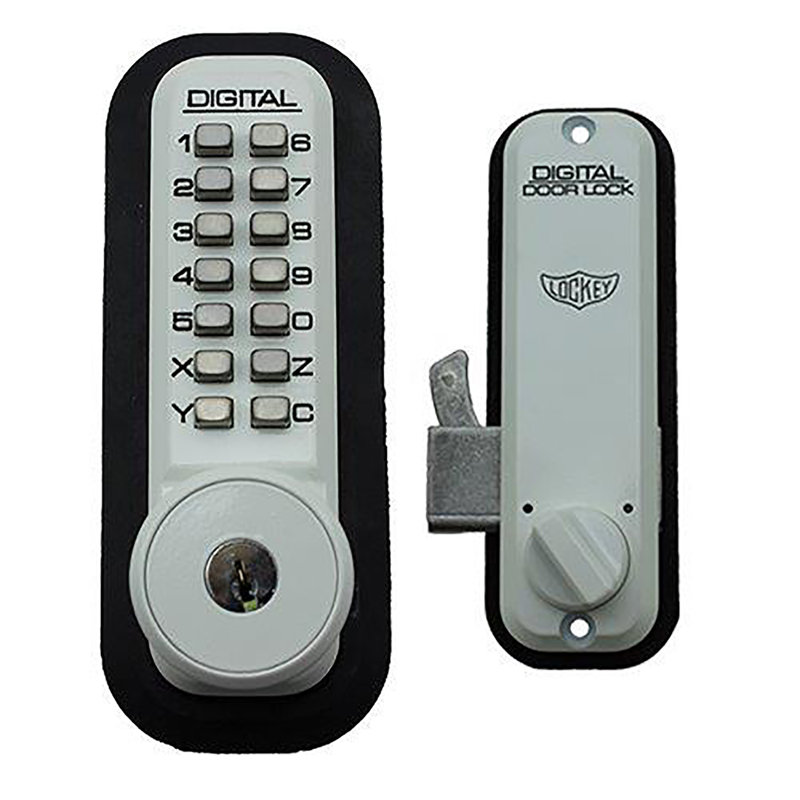 Single Cylinder Deadbolt, White