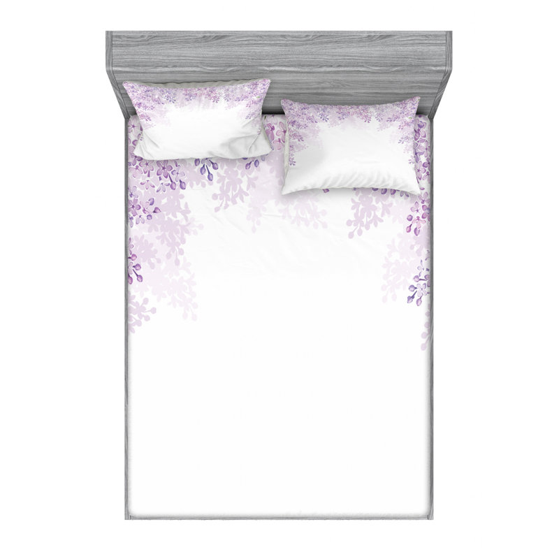 Microfiber Sheet Set, Full Sheet Set with Fitted Sheet