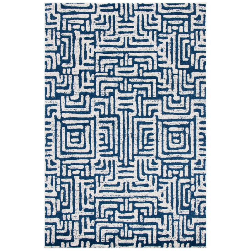 Tapis géométrique Bowles Performance, Rectangle 5 pi 3 po x 8 pi
