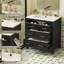 Ensemble de meuble-lavabo 30 po avec lavabo en céramique, 3 tiroirs-1795639843-1795639844