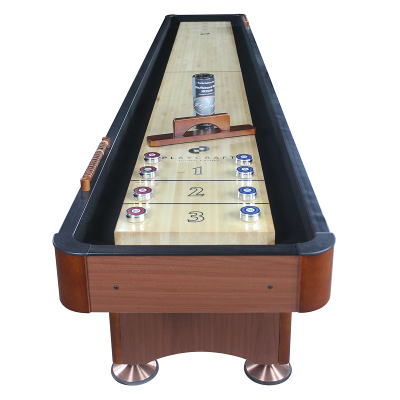 Woodbridge Playcraft Shuffleboard Table, 12', Cherry