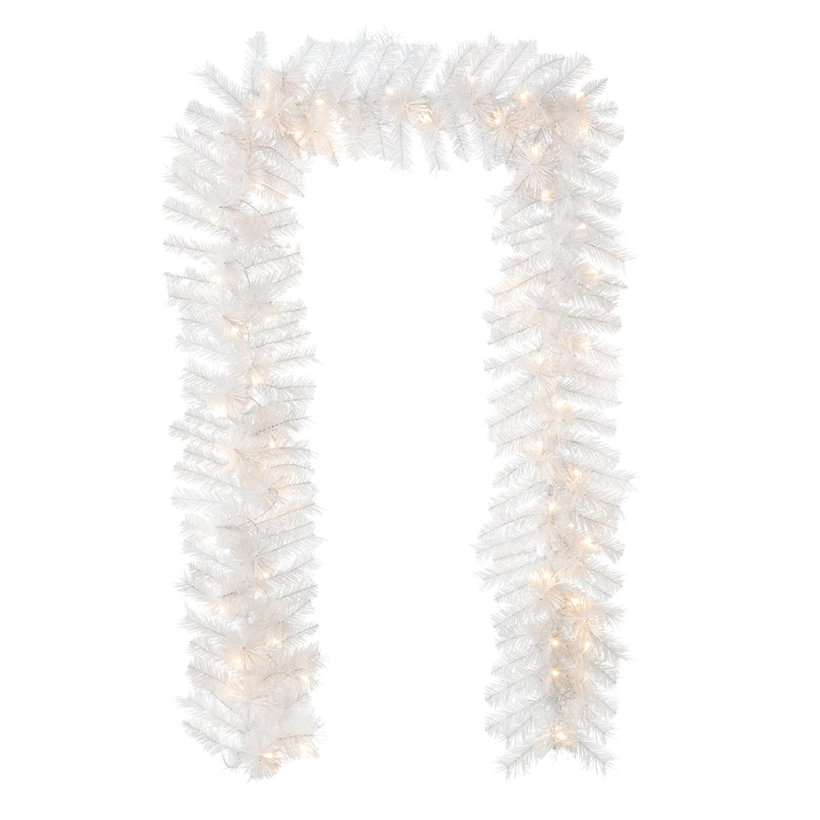 Ernberg 108'' in. Lighted Faux Garland