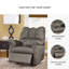Fauteuil inclinable manuel berçant Darley-663943057