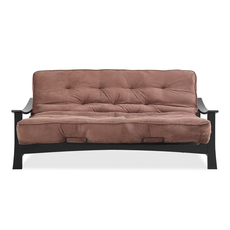 Futon et matelas Mcavoy, Velours côtelé java