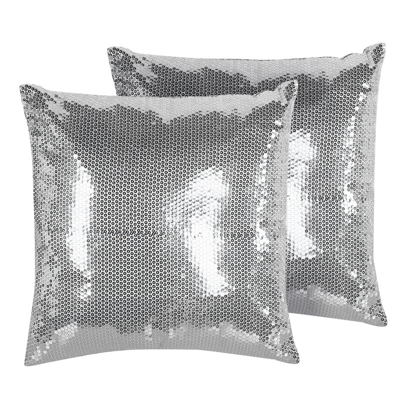 Pratt Square Cushion, Silver
