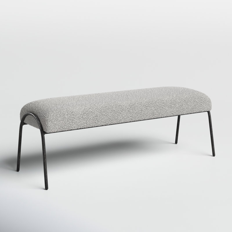 Campari Polyester Blend Upholstered Bench