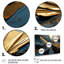 «Abstract Waves Blue Gold Outburst», ensemble de décorations murales abstraites-1519653999-1519653993