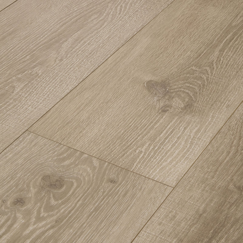 Plancher stratifié en chêne 7,5 po x 47,5 po x 12 mm Restoration Collection® Palace, Pierre