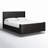 Geira Solid Wood, Manufactured Wood Wingback Bed-906105300