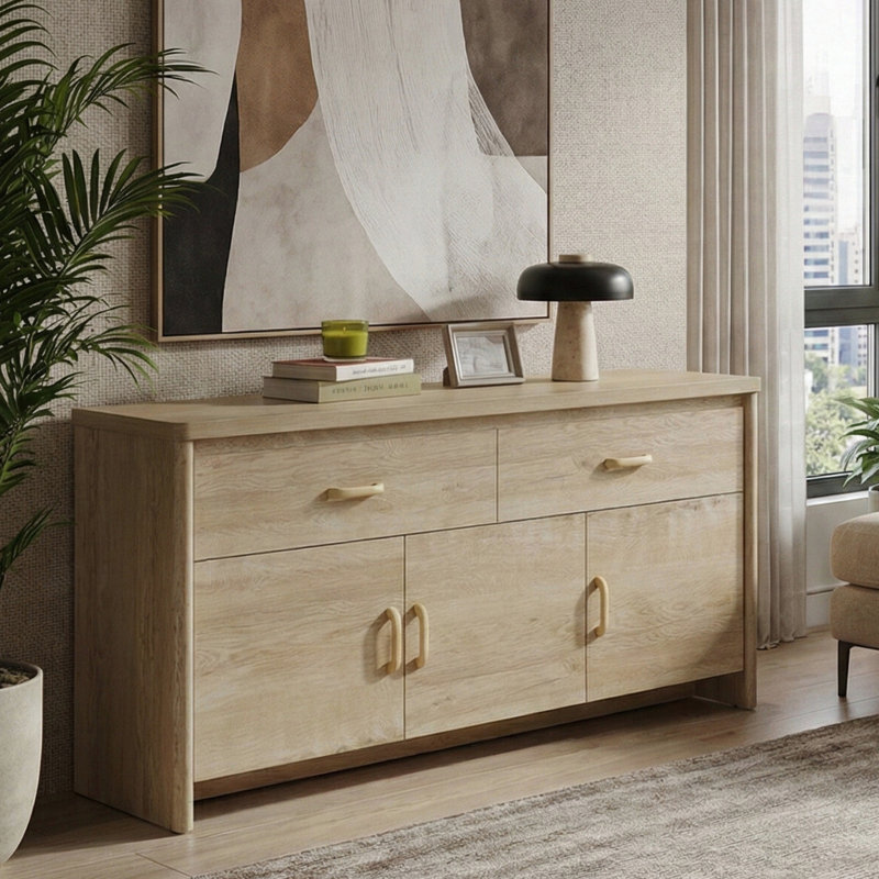 Grande armoire buffet avec rangement Georgia