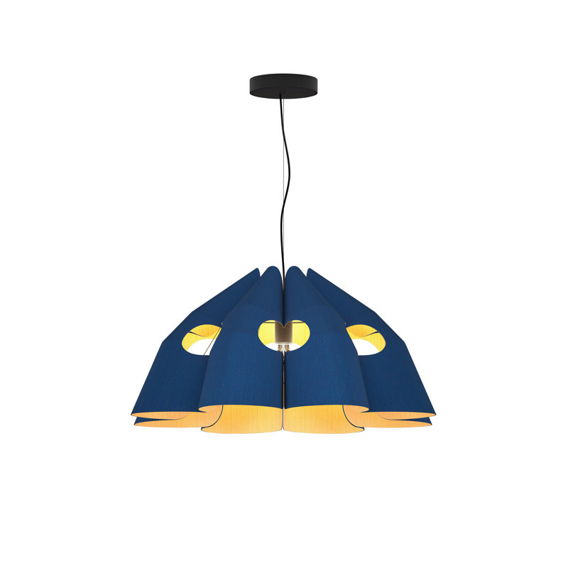  Luminaire suspendu 1 lumière Empire, Bleu