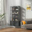 Armoire de rangement en métal à quatre portes 70,94 pouces Benton