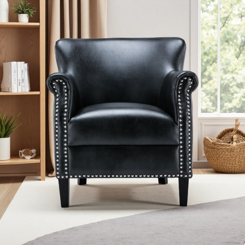 Fauteuil club, Noir