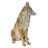 Sitting Coyate Statue