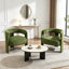 Fauteuil d'appoint rembourré en velours-129100765