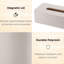 Couvre-boîte à mouchoirs beige minimaliste-121430773