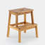 Tabouret rectangulaire en acacia