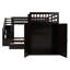 L-Shaped Bunk Bed With 3 Drawers, Portable Desk And Wardrobe-1520917251